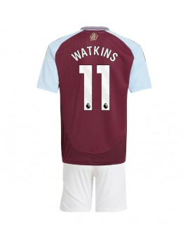 Aston Villa Ollie Watkins #11 Replika Hemmakläder Barn 2024-25 Kortärmad (+ byxor)